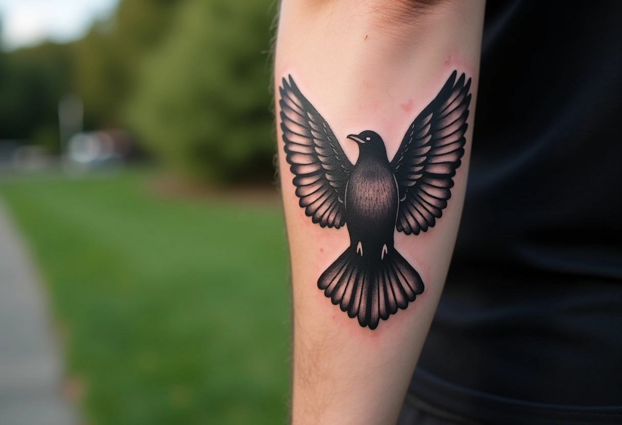 oiseau tatouage