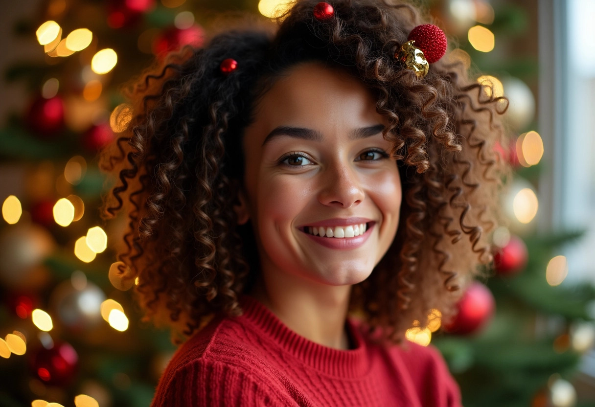 coiffure de noël