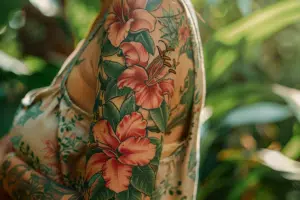Poésie épidermique : comprendre la signification des fleurs en tatouage