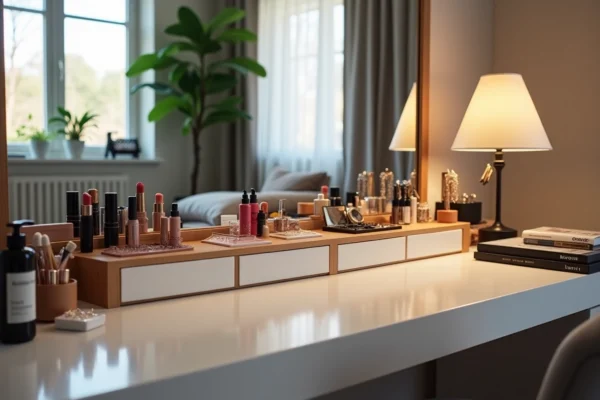 Vanity femme : astuces de rangement pour optimiser votre espace