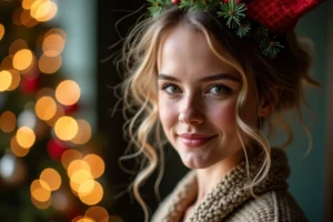 Coiffure de Noël : sublimez votre chevelure avec des accessoires festifs