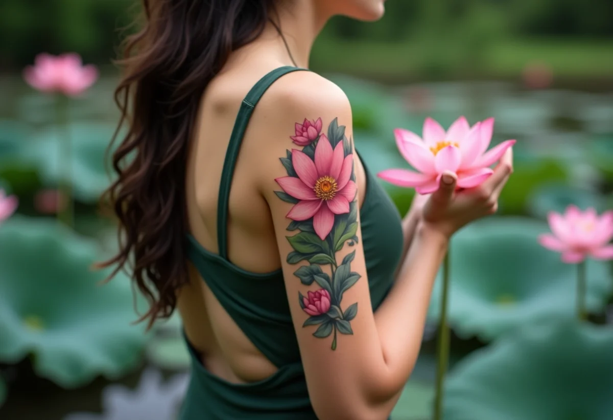 Les mystères enchâssés dans la signification du tatouage fleur de lotus