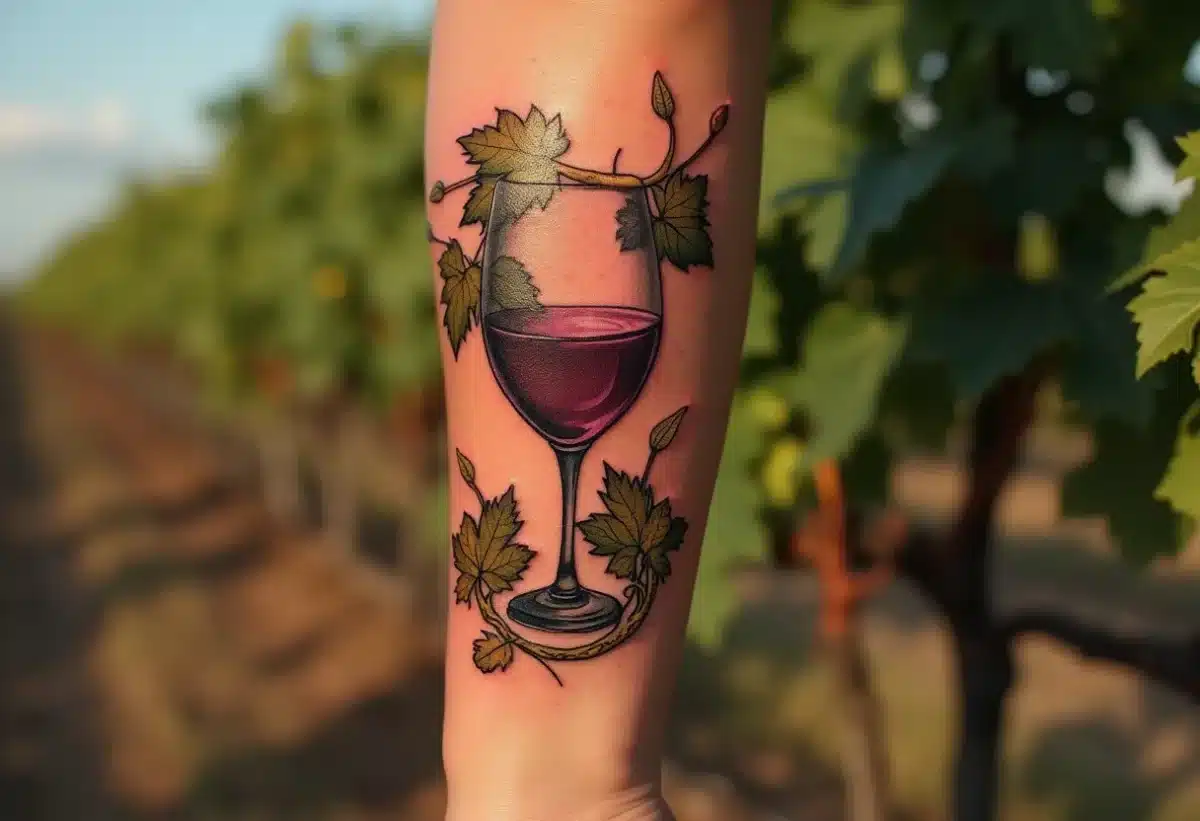 Tatouage verre de vin : une ode à l’œnologie sur la peau